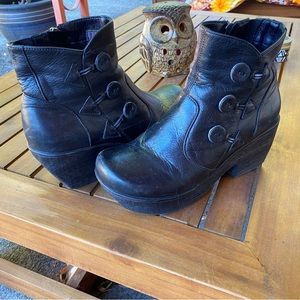 Jafa black ankle booties size 36